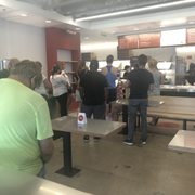 People waiting over an hour for scheduled online orders!