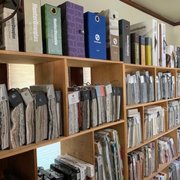 Lots of fabric samples