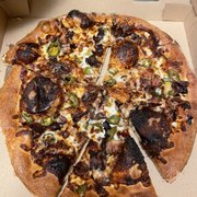 a pizza in a pizza box