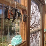 something for everyone. ooh la la their new greenhouse is so pretty