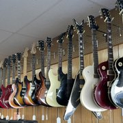 Electric and acoustic guitars