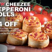 pepperoni rolls on a cutting board