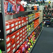 Went In to get some soccer cleats for the kids. Was a nice clean experience helpful sales guy good trip. Better then before.