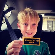 Bennett Student of the Month for July!!! Way to go :)