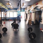 Crossfit lifting room