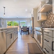 Kitchen remodel photoshoot