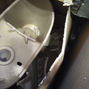 broken toilet received from buildwithferguson.com