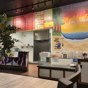 the inside of the restaurant
