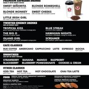 Drink Menu