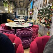 Decor. Vibrant atmosphere.