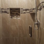 We are so happy with our new shower door.  Thank Mac and Martine for another job well done.