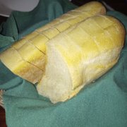 Bread, it's always nice and hot, and goes great with the tomato soup.