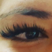 Beautiful lash extensions by Amy at Body elements