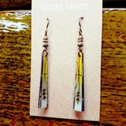 boots raven designs earrings! Local artist!