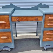 Before and after photos of a restoration project.