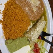 Enchilada plate