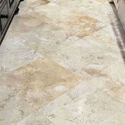 After restoration Tavertine tile