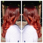 Red ombre