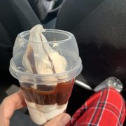 What is this the entire ice cream is even full