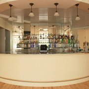 the bar area