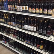 a wide selection of beer
