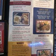 Dinner Menu (As of 2/14/23)