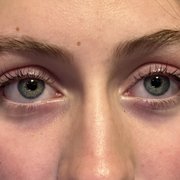 Lash Lift and LashTint on this natural beauty allowed her to Ditch the Mascara.
