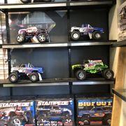 An array of monster trucks