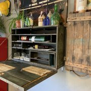 There's even a hidden bar....