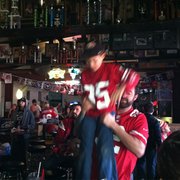 Woohoo!  Boys enjoying the game