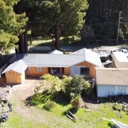 Aerial photos of a remodel Austin was helping advise and oversee on.