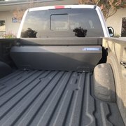 50 gal Aux tank bed lined.