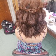 Bridesmaid updo