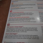 The value menu