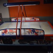 a close up view of a game table