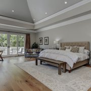 Modern & spacious master bedroom!