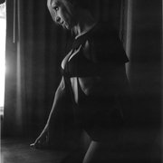 Melissa's film noir inspired boudoir session.