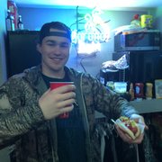 Happy Customer "Feather's" enjoying his Glizz