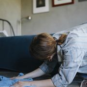 Cleaning under furniture so your space shines from every angle!