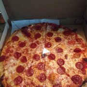 Large pepperoni. Yummy!