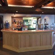 the bar area
