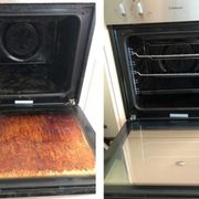 Oven before and after