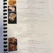 the menu
