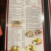 the menu