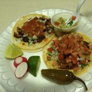 Al pastor, pescado, guacamole $2.75
