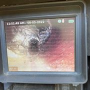 Using our sewer camera inspection tools we were able to pin point the cause of this customer's drain clog and repair that same day.