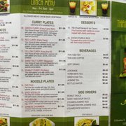 Lunch Menu (as of 3/6/23)