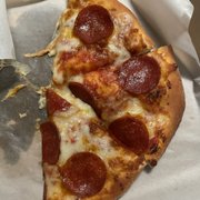 Small pepperoni pizza. Excellent!