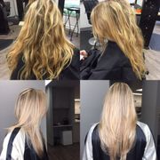 Highlight, cut, and style done by Katie