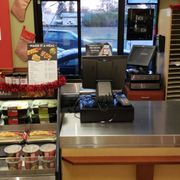 the order pick up counter